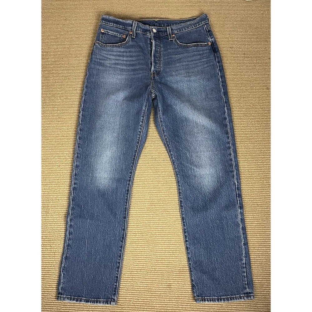 Levi's 501 Premium Straight Jeans Button Fly Denim Button Classic 32/30